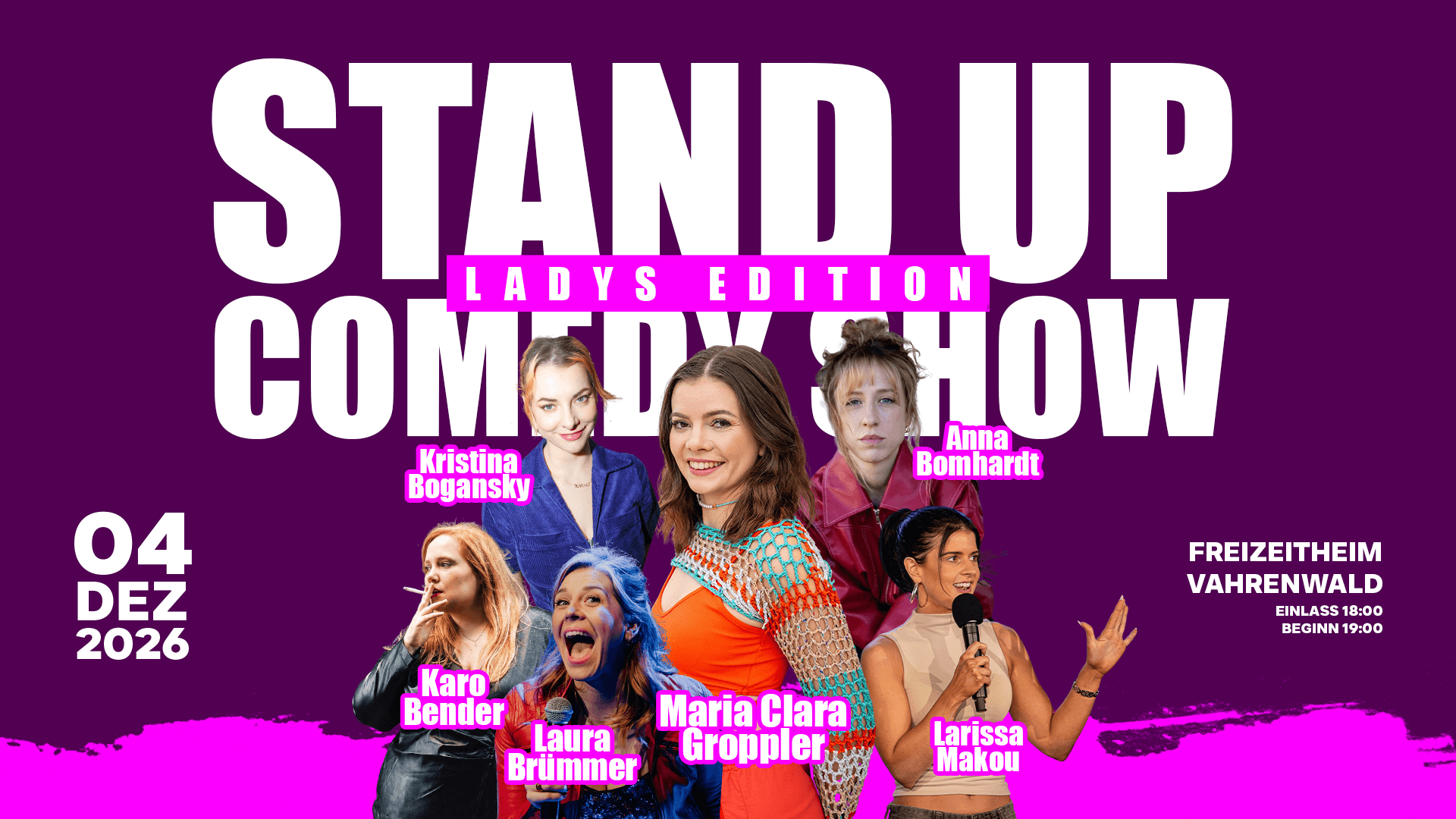 STAND-UP COMEDY MIXSHOW - LADYS EDITION!