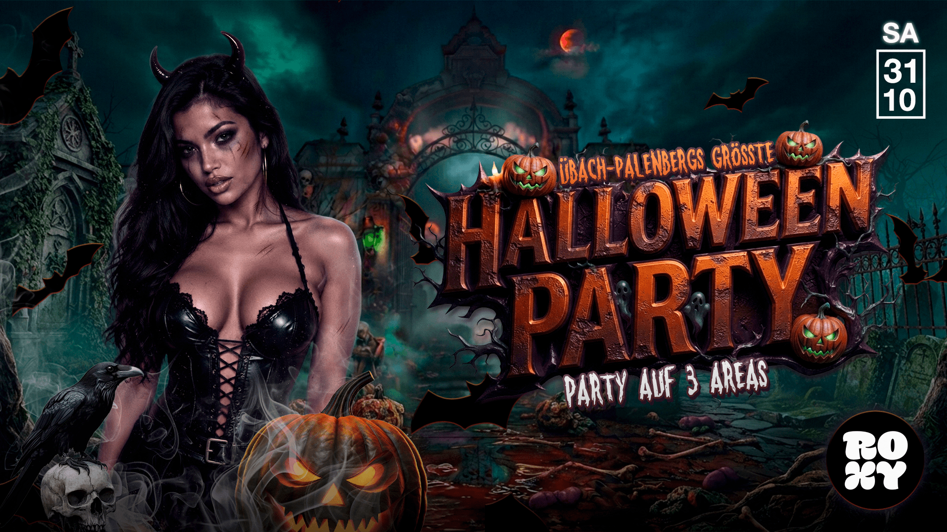 HALLOWEEN 2026 | PARTY AUF 3 AREAS !