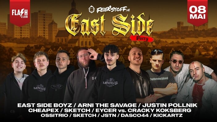 EAST SIDE PARTY - Der Osten eskaliert in Osterburg!