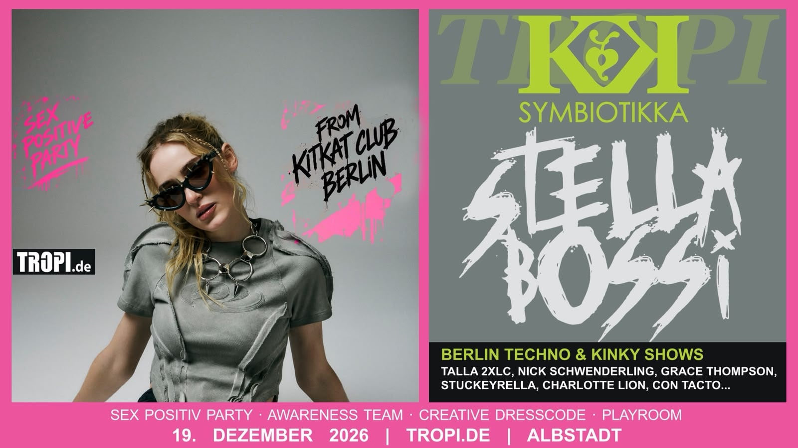 SYMBIOTIKKA & STELLA BOSSI – Die legendäre Kinky-Party aus Berlin