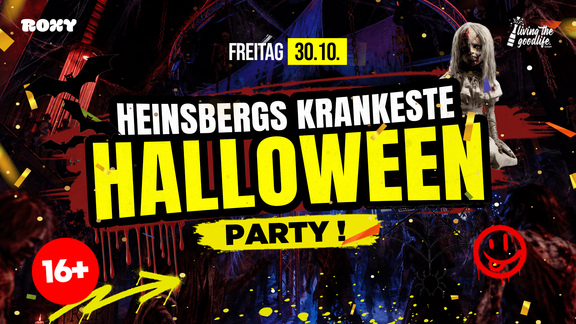 HEINSBERGS KRANKESTE HALLOWEEN PARTY | 16+