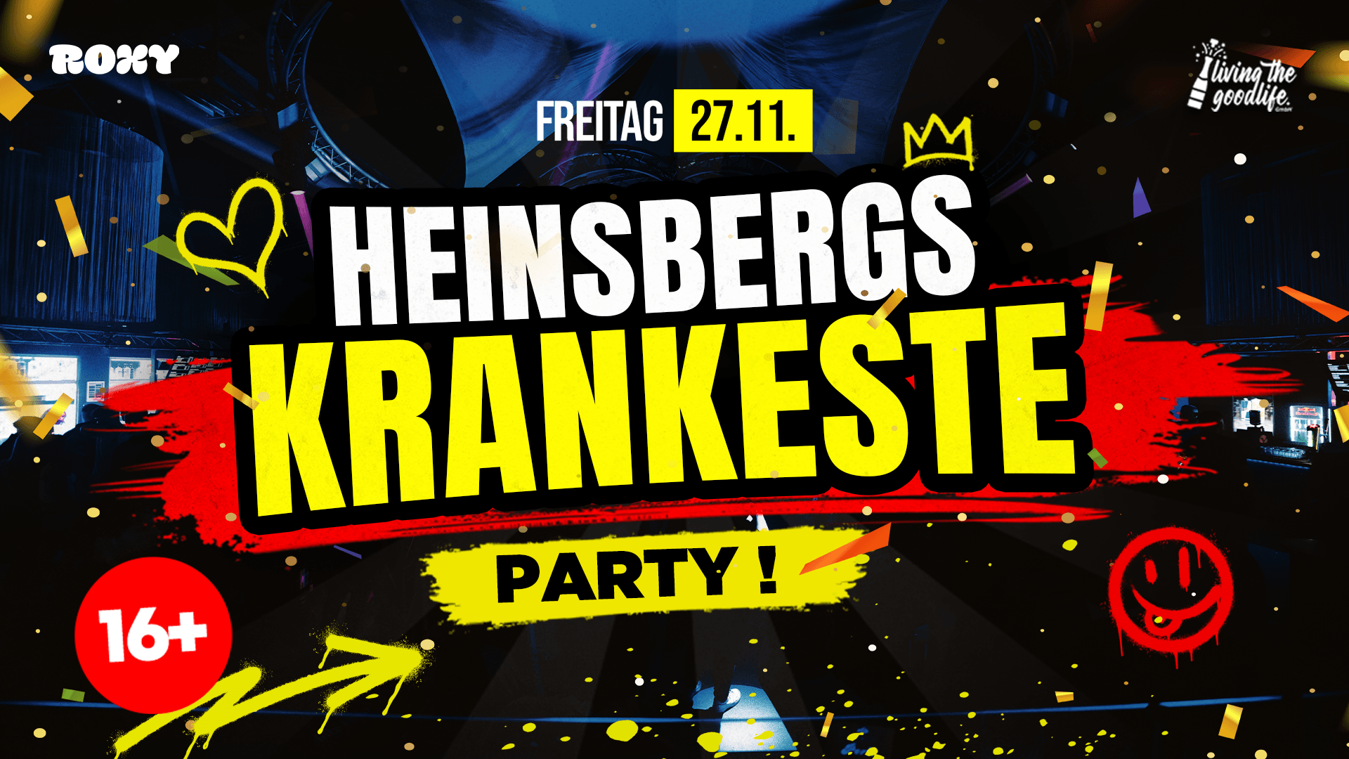 HEINSBERGS KRANKESTE PARTY | 16+