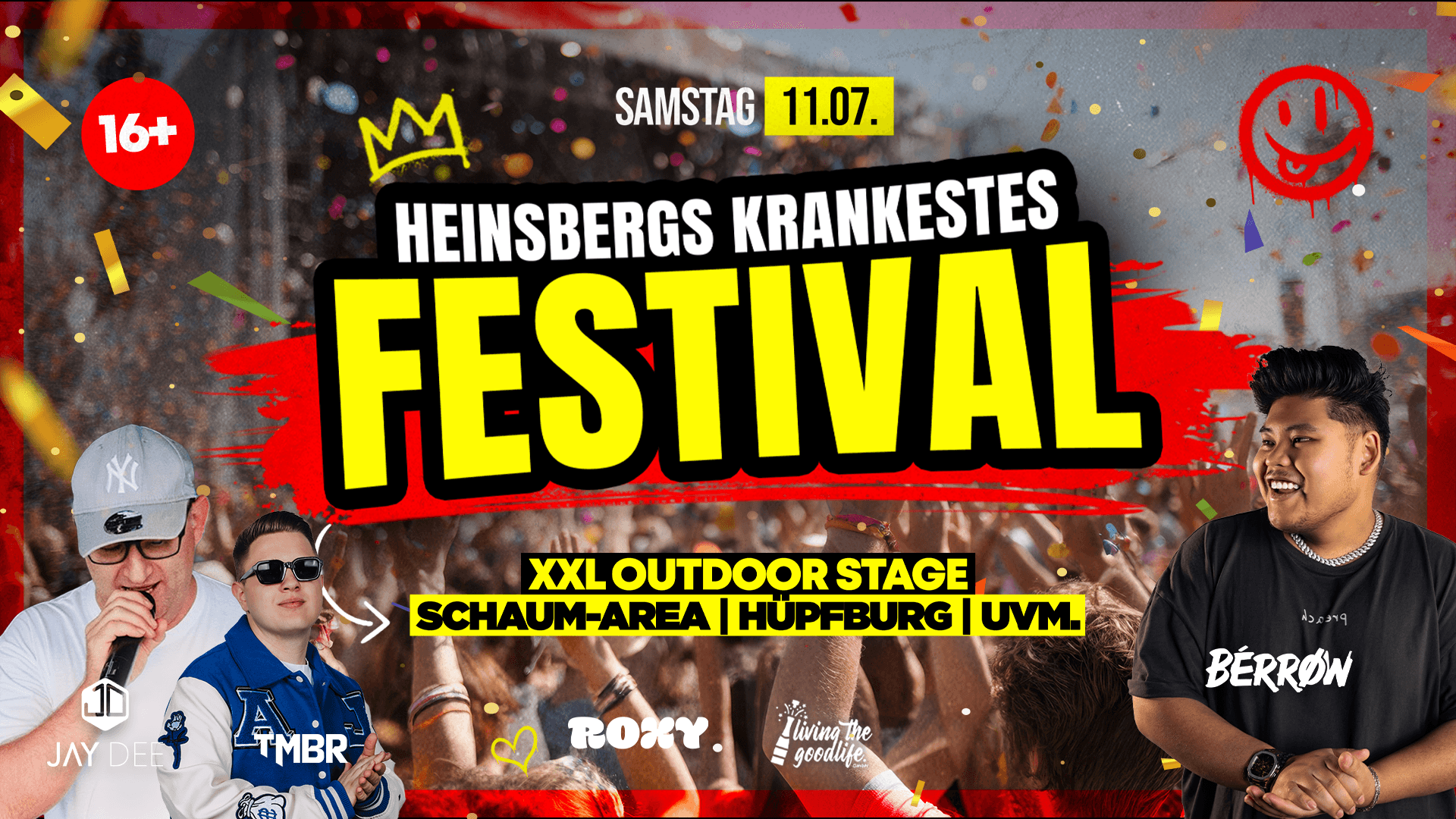 HEINSBERGS KRANKESTES FESTIVAL | OPEN AIR PARTY !