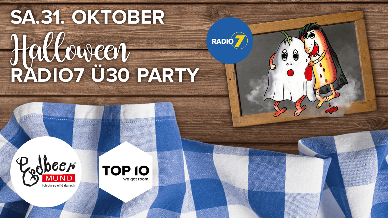 Flyer: Radio7 Ü30 Halloween Party!