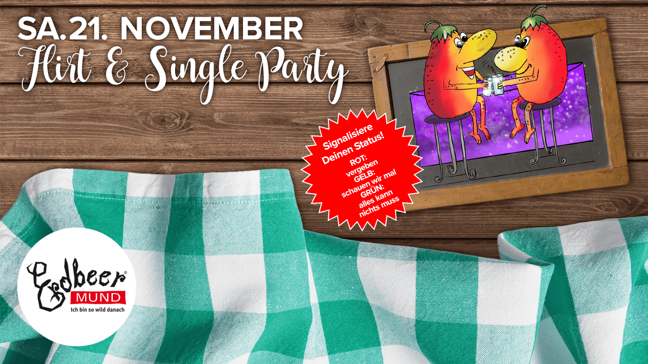 Flyer: Flirt & Single Party!