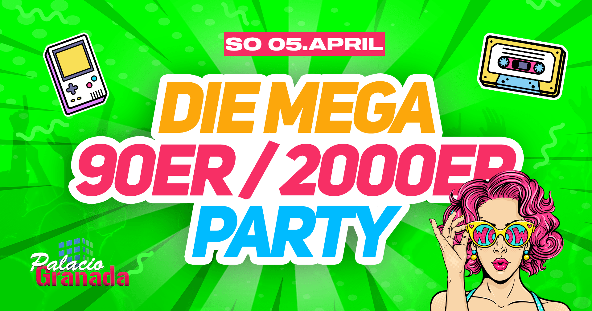 DIE MEGA 90ER & 2000ER PARTY