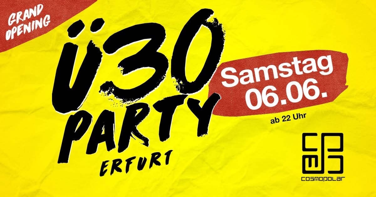 Ü30 PARTY ERFURT