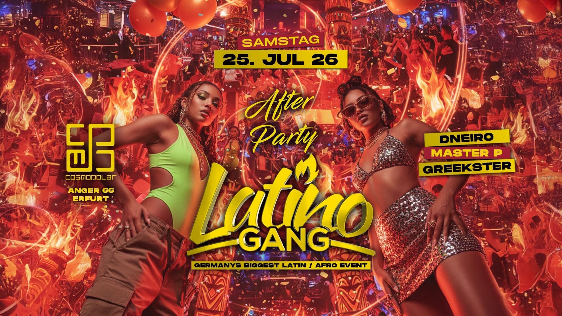 LATINO GANG - AFTER PARTY BLUE BEACH CLUB