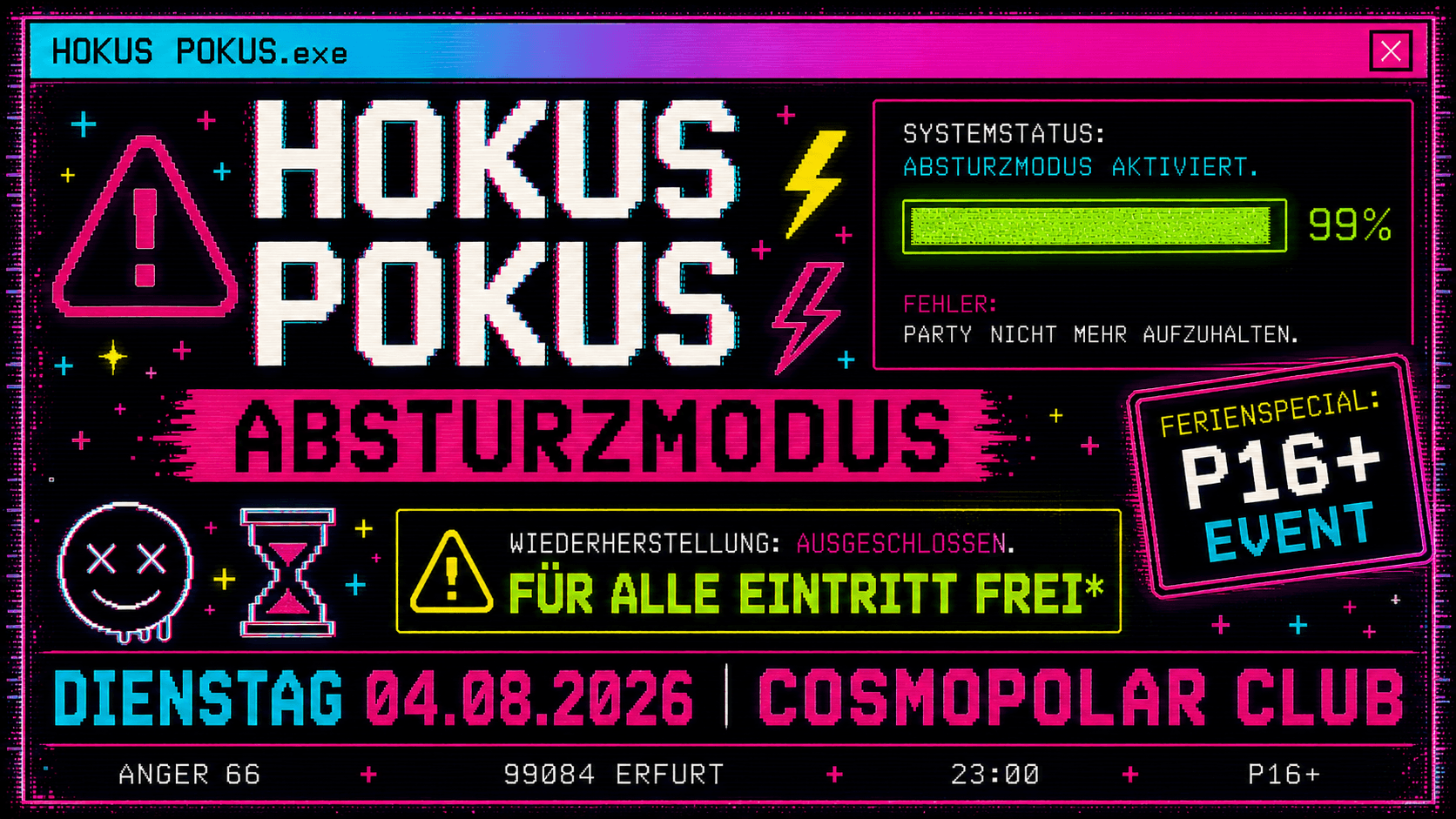 HOKUS FOKUS ABSTURZMODUS (P16+)