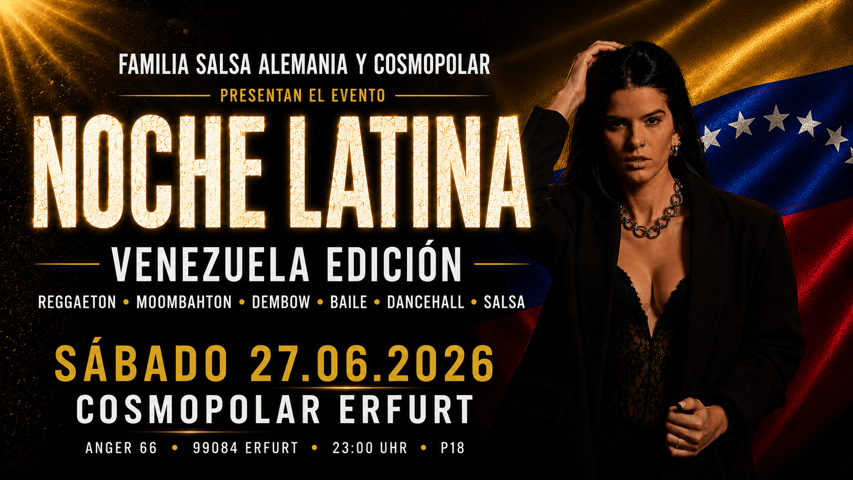 NOCHE LATINA w/ PIERI SALVATORE (VENEZUELA)