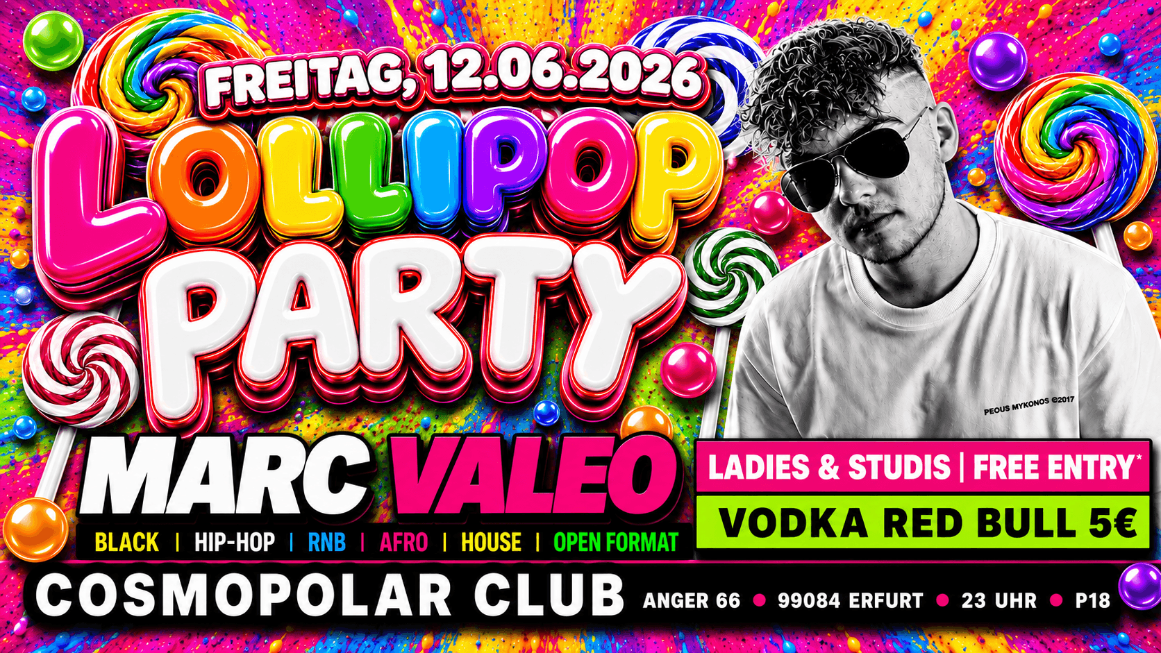 LOLLIPOP PARTY w/ MARC VALEO