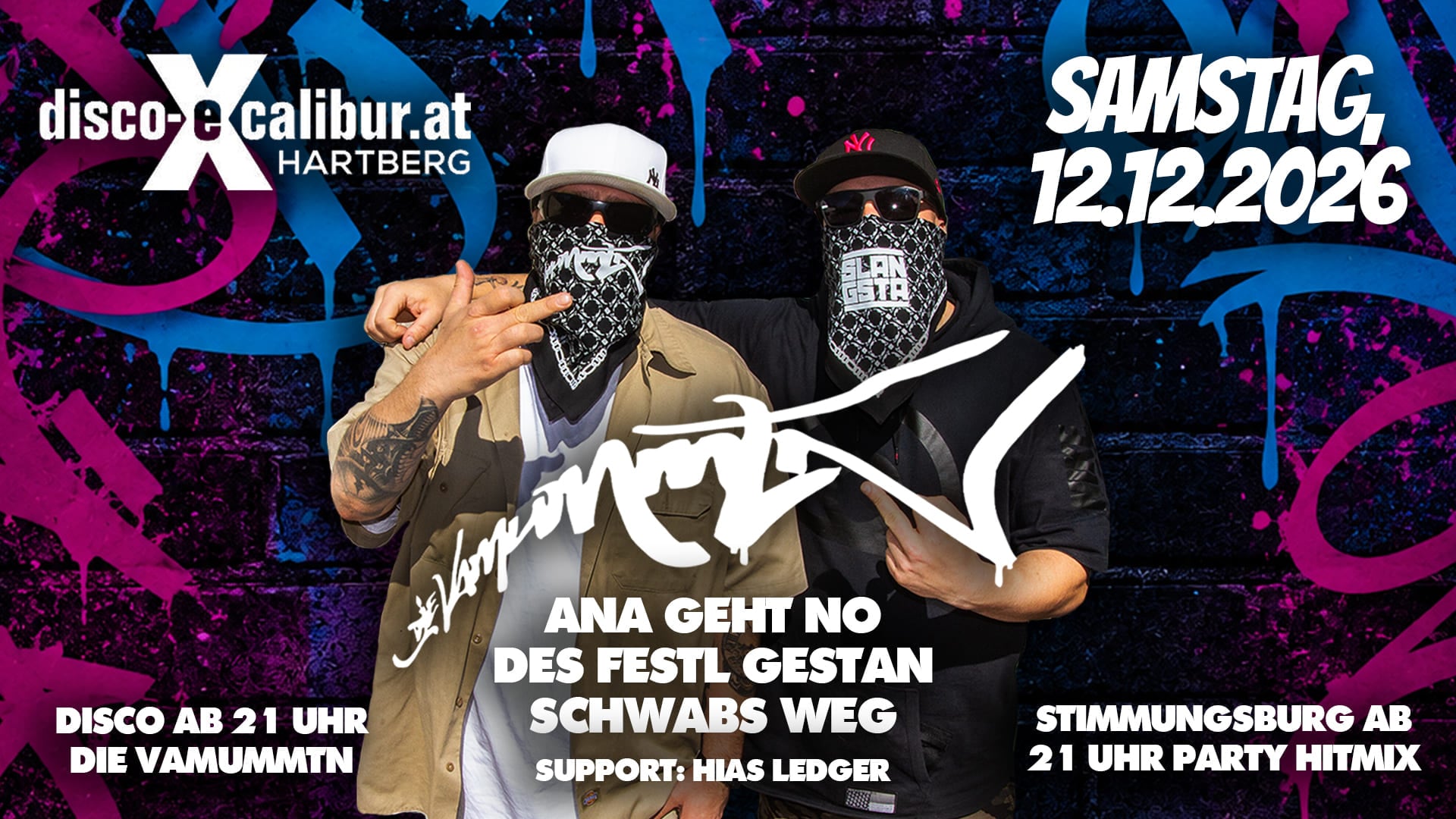 Die Vamummtn Live on Stage 