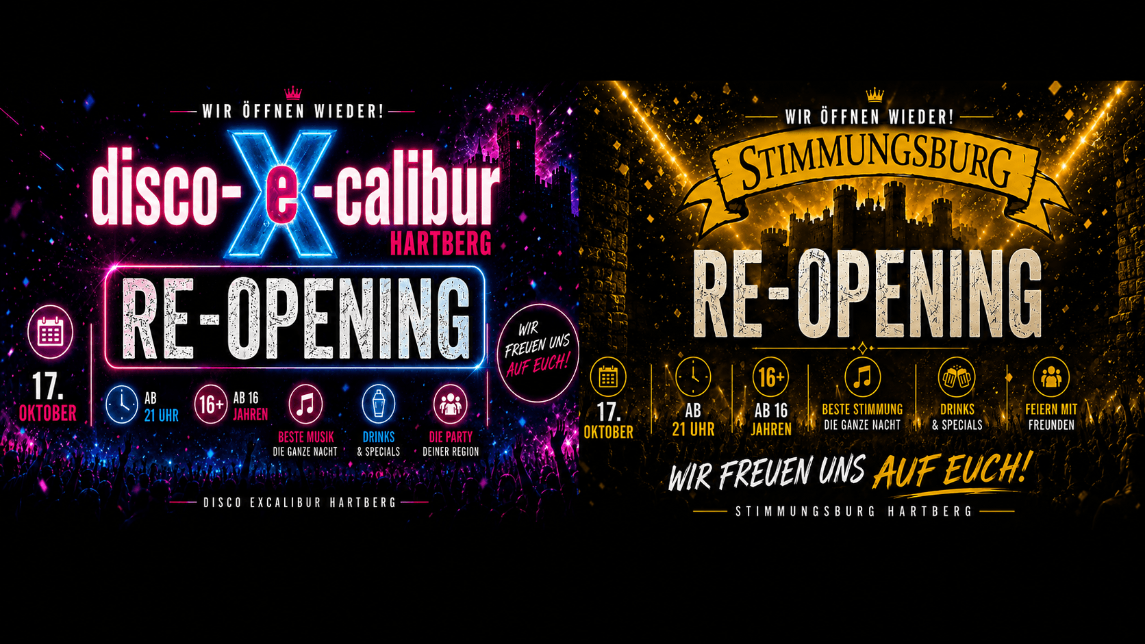 EXCALIBUR & STIMMUNGSBURG RE-OPENING 