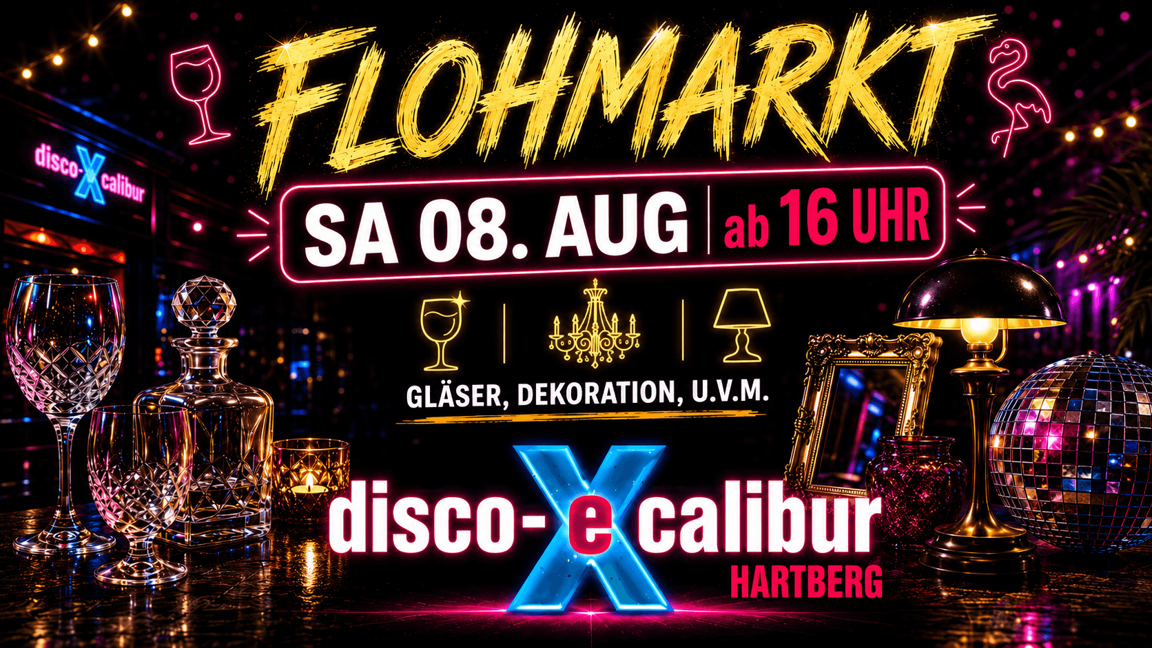 FLOHMARKT disco-eXcalibur Hartberg
