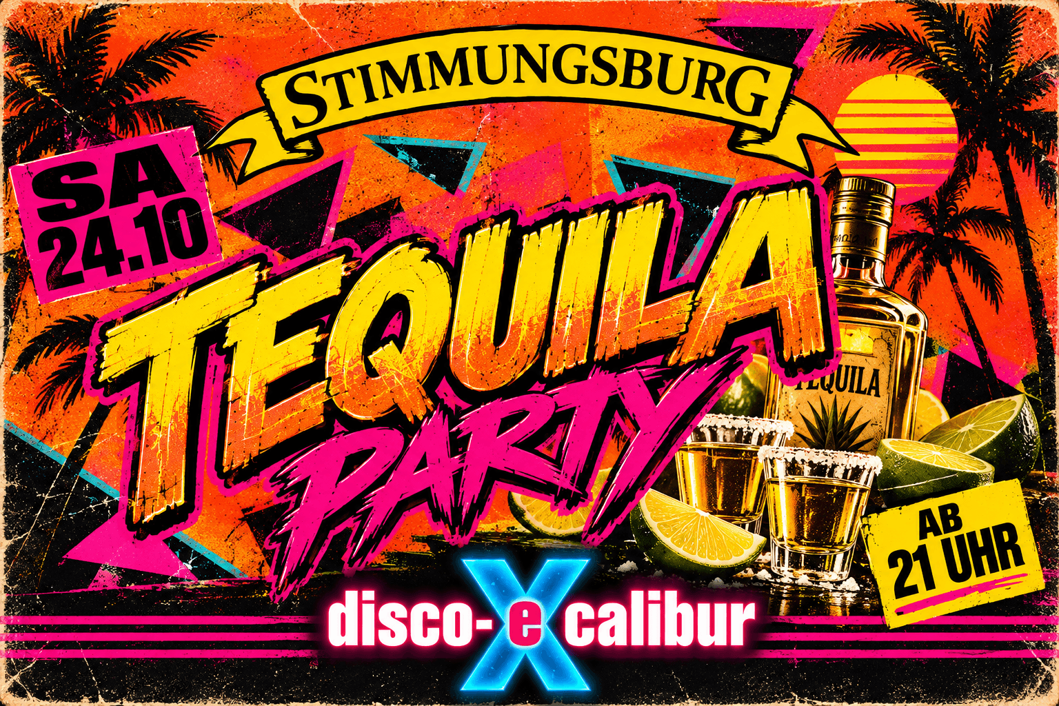 Tequila PARTY in der Stimmungsburg