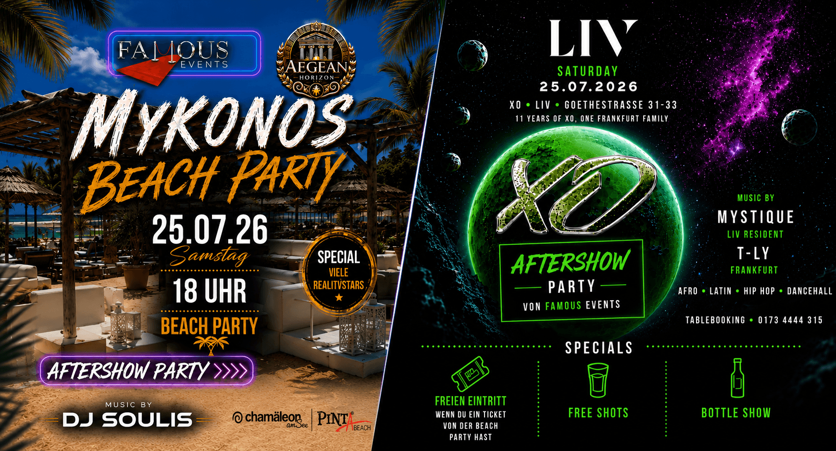 Open Air Chamäleon am See + Aftershow im Liv