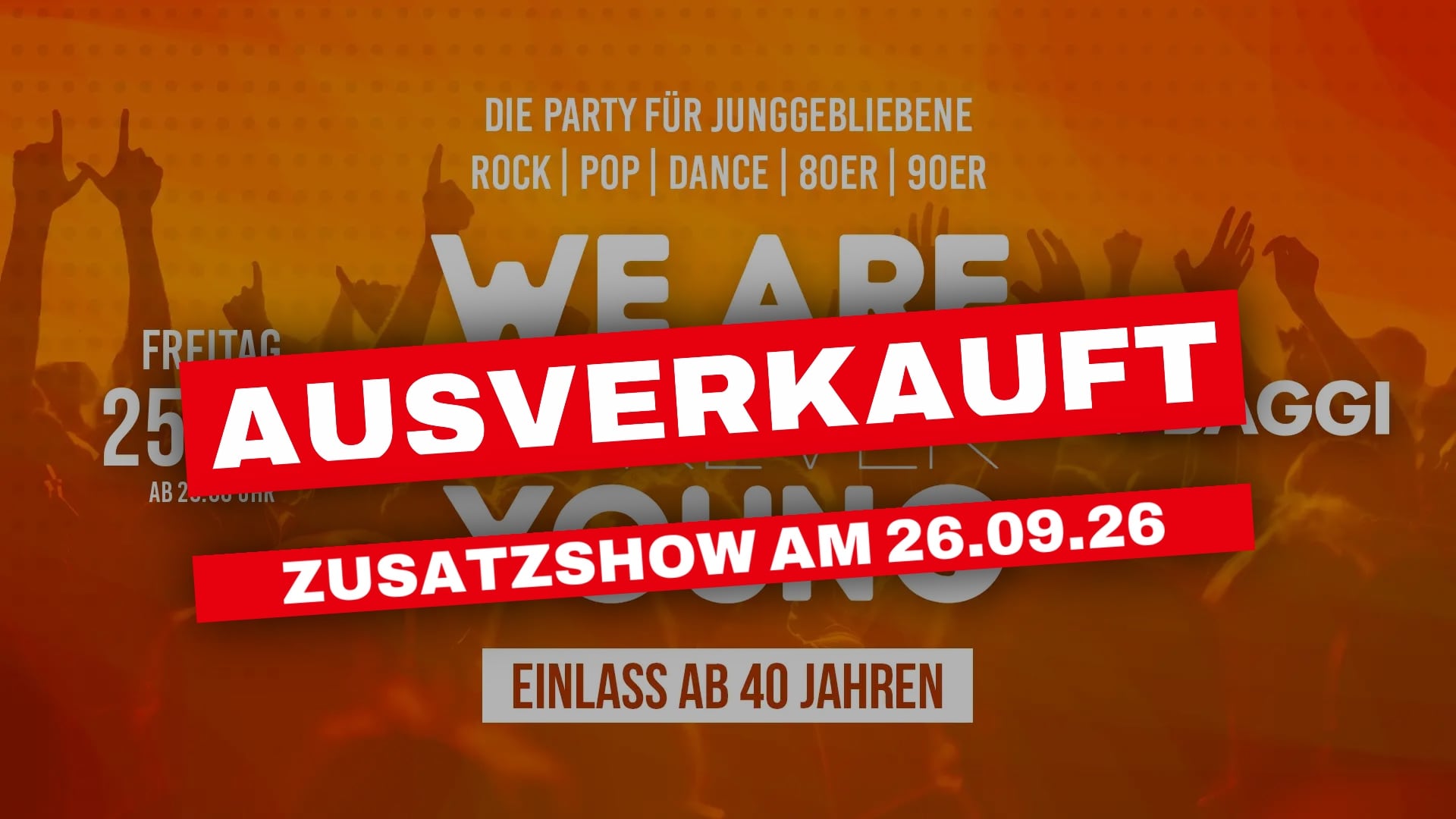 WE ARE FOREVER YOUNG @ HANNOVER