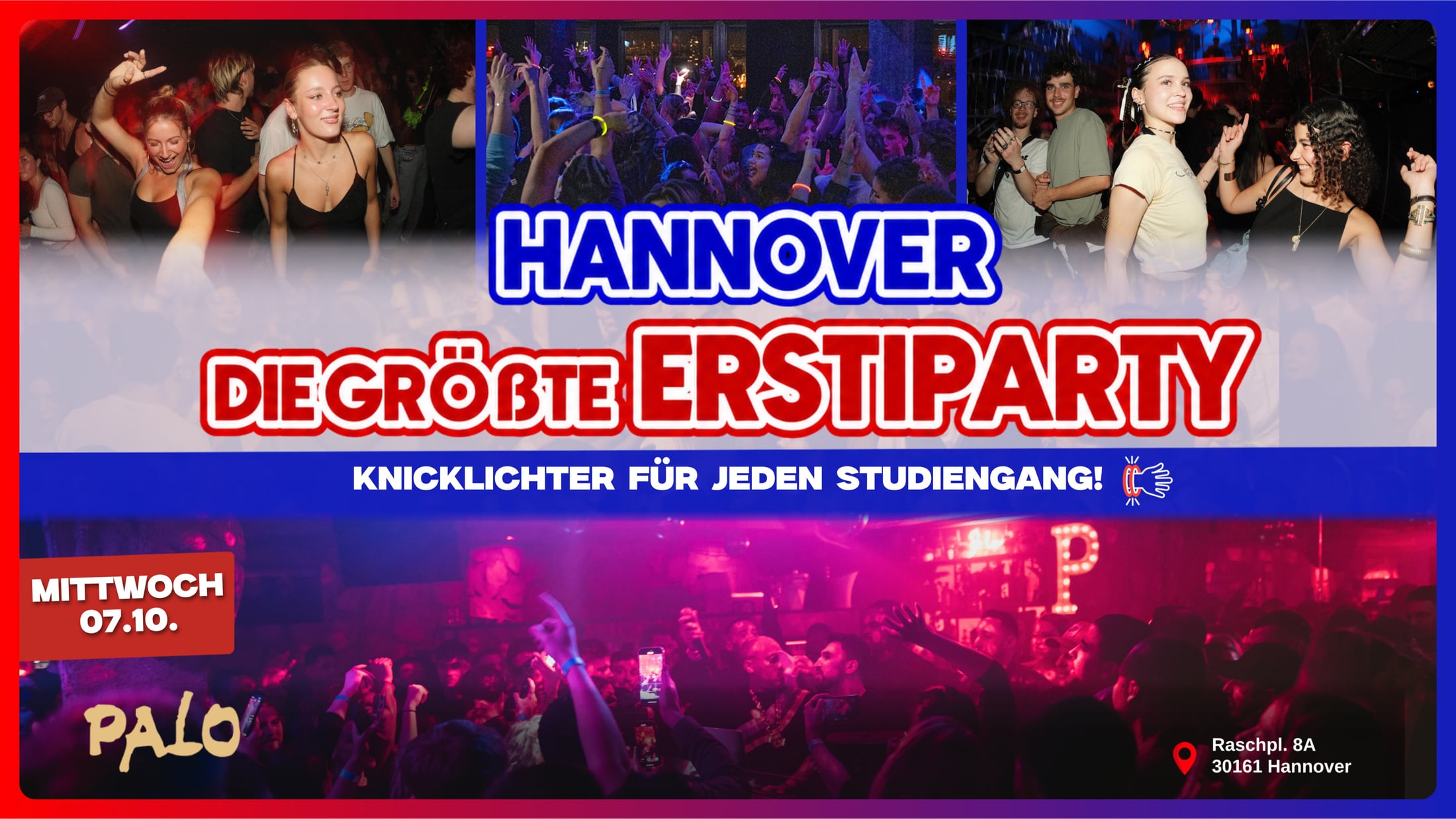 DIE GROSSE ERSTIPARTY HANNOVER