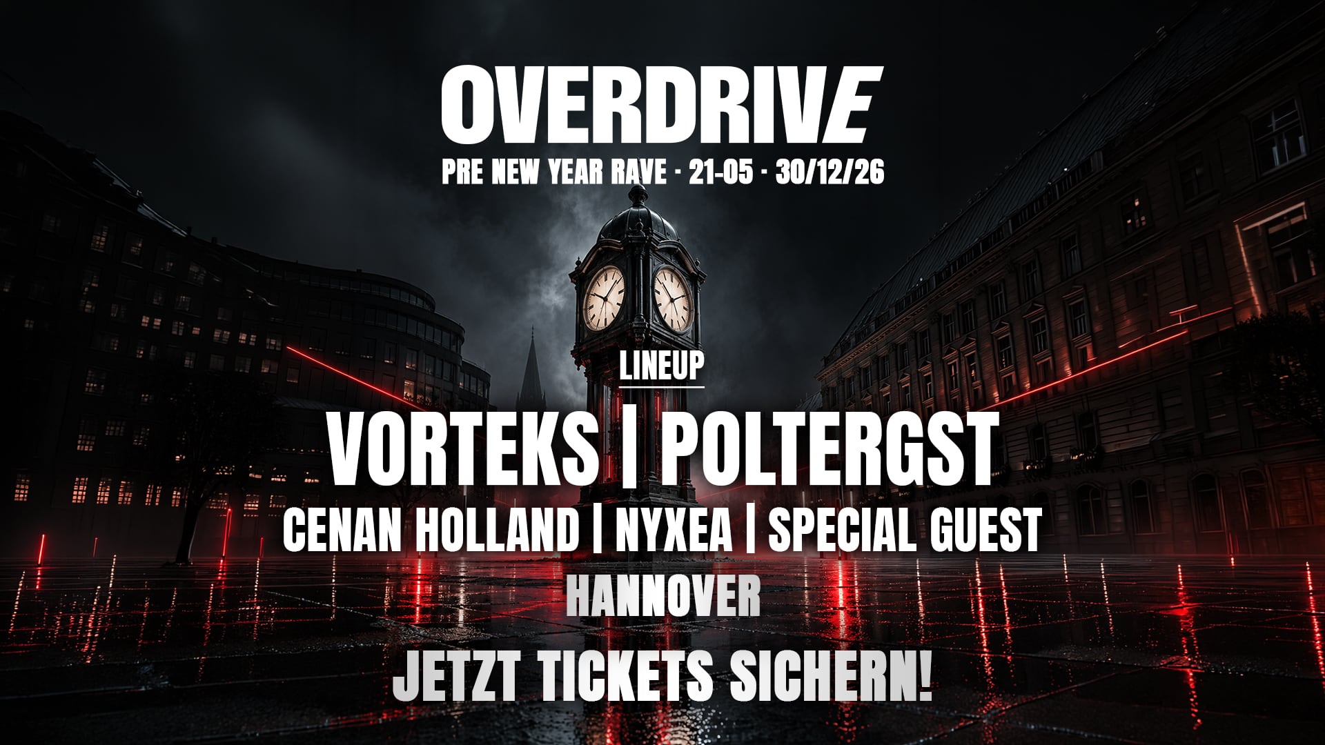 Overdrive - PRE NEW YEAR RAVE ⚡