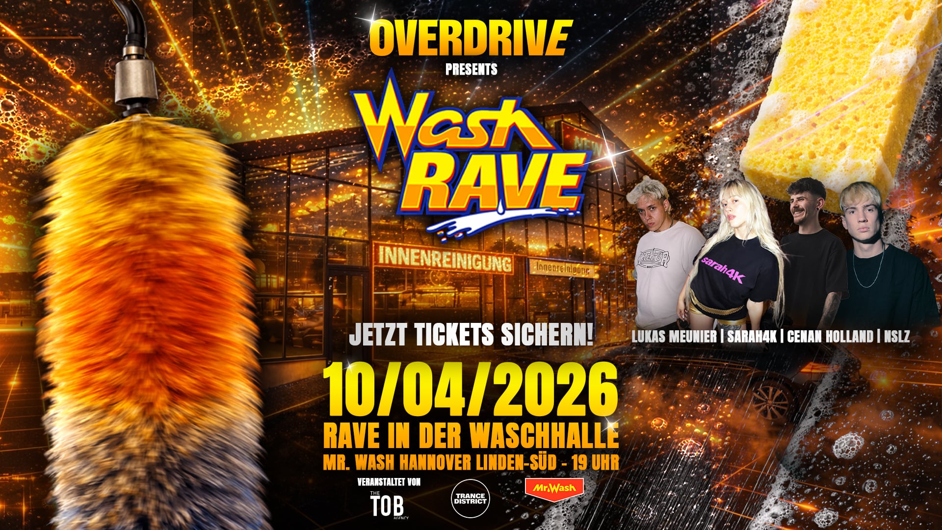 OVERDRIVE presents: INDOOR WASH RAVE
