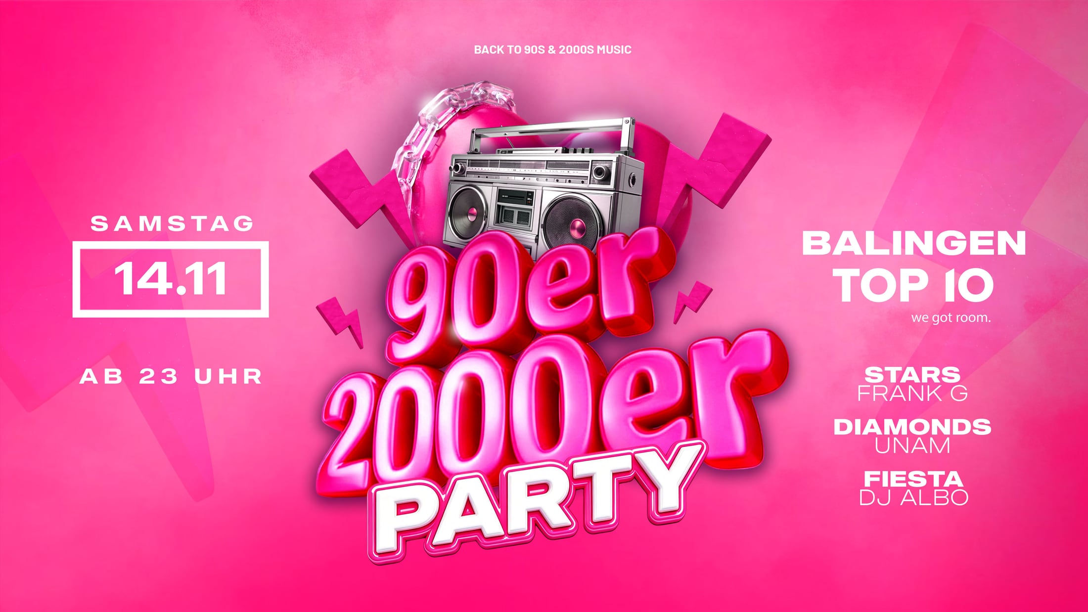 MEGA 90er & 2000er PARTY