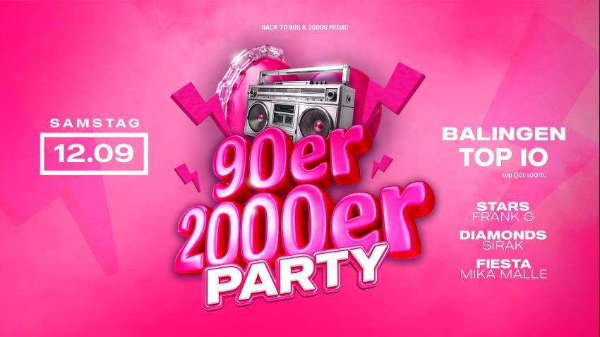 MEGA 90ER & 2000ER PARTY