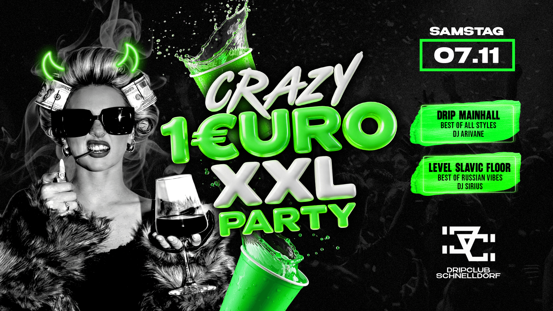 CRAZY 1€ XXL PARTY 
